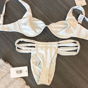 Dippin' Daisy's Cream White Bikini Set